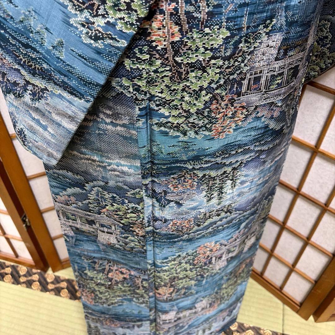 s*n様 正絹　大島紬《風景》