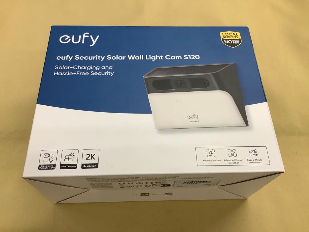 Eufy Solar Wall Light Cam S120 屋外防犯カメラ Amazon.co.jp: Anker Eufy Solar Wall Light Cam S120 (屋外カメラ) +