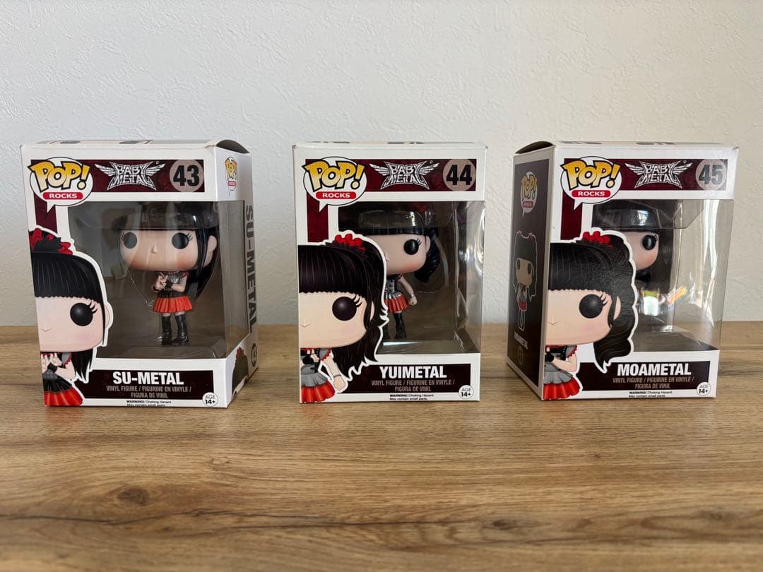 BABYMETAL FUNKO POP! ROCKS 3体セット - メルカリ