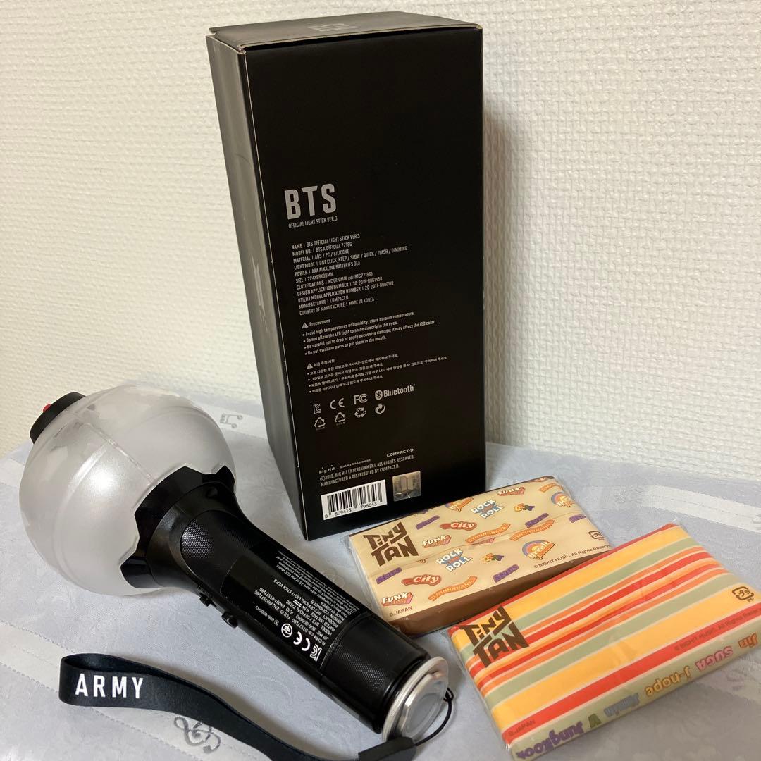 公式アミボム☆BTS OFFICIAL LIGHT STICK VER.3 - メルカリ