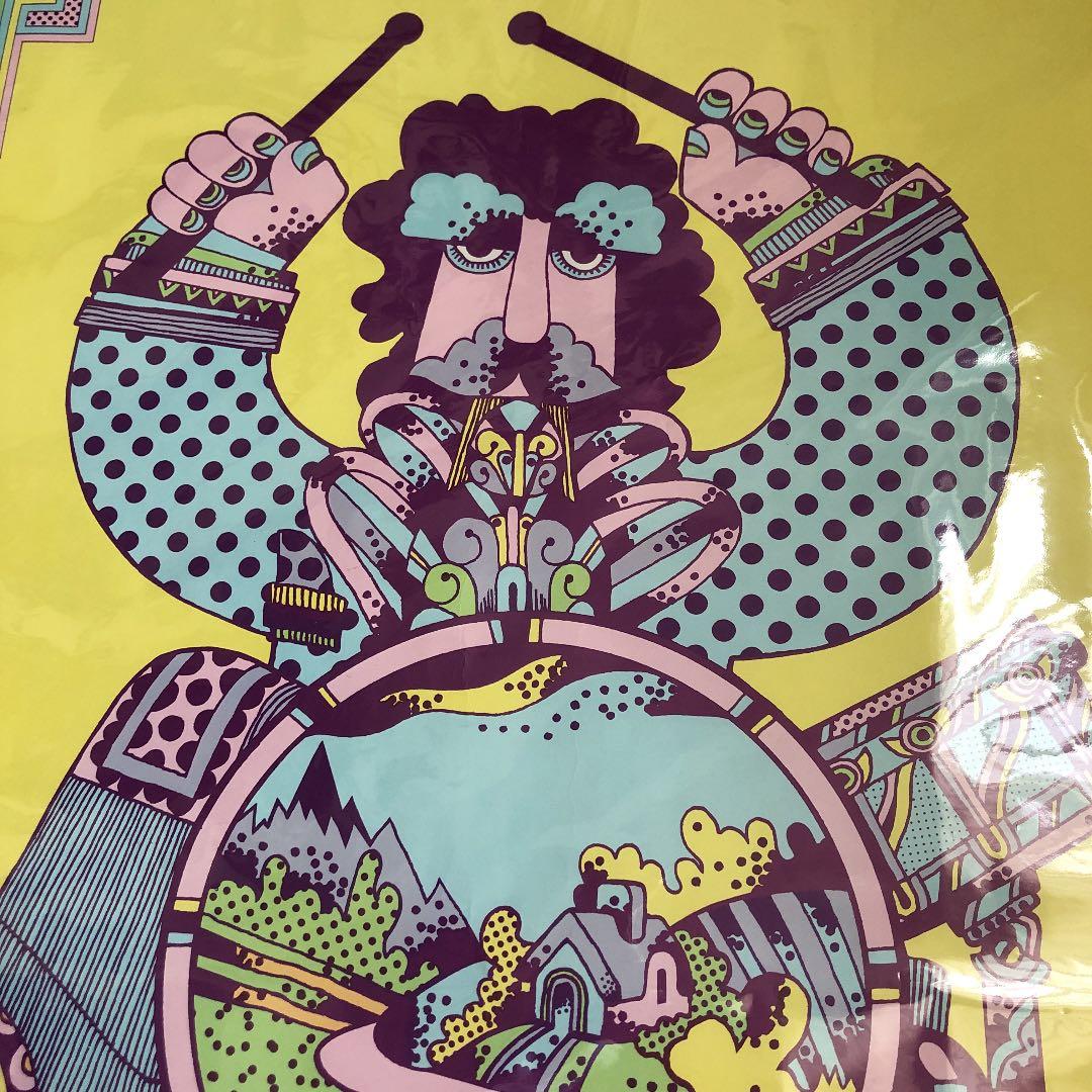 ワイト島 フェスティバル ポスター Dave Roe Vintage - メルカリ