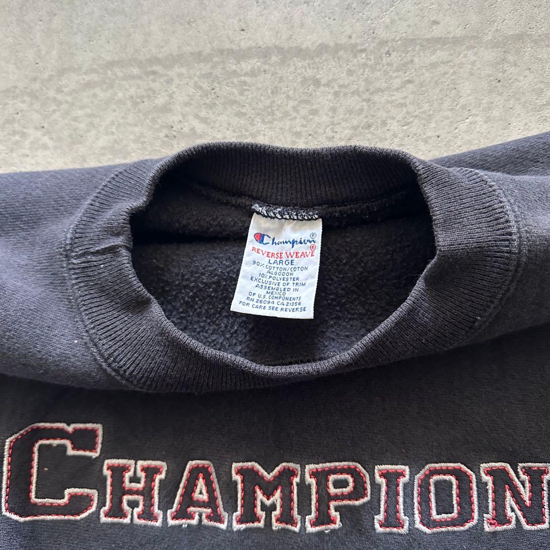 90s リバースウィーブ 希少ブラック 刺繍タグメキシコ製 - メルカリ