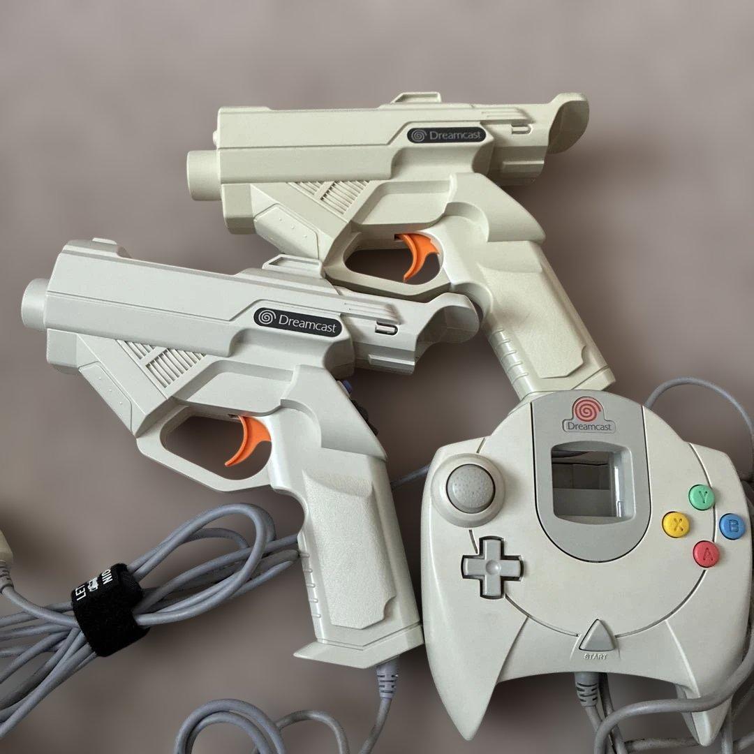 Dreamcast ガンコントローラー 2個 コントローラー1個 - メルカリ