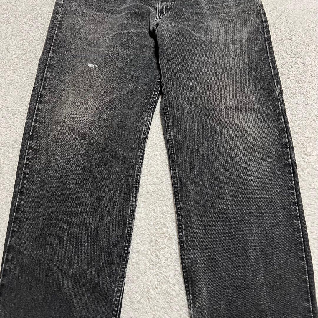 90s USA製 Levi's 550 後染め ブラックデニム W38 L30 - メルカリ
