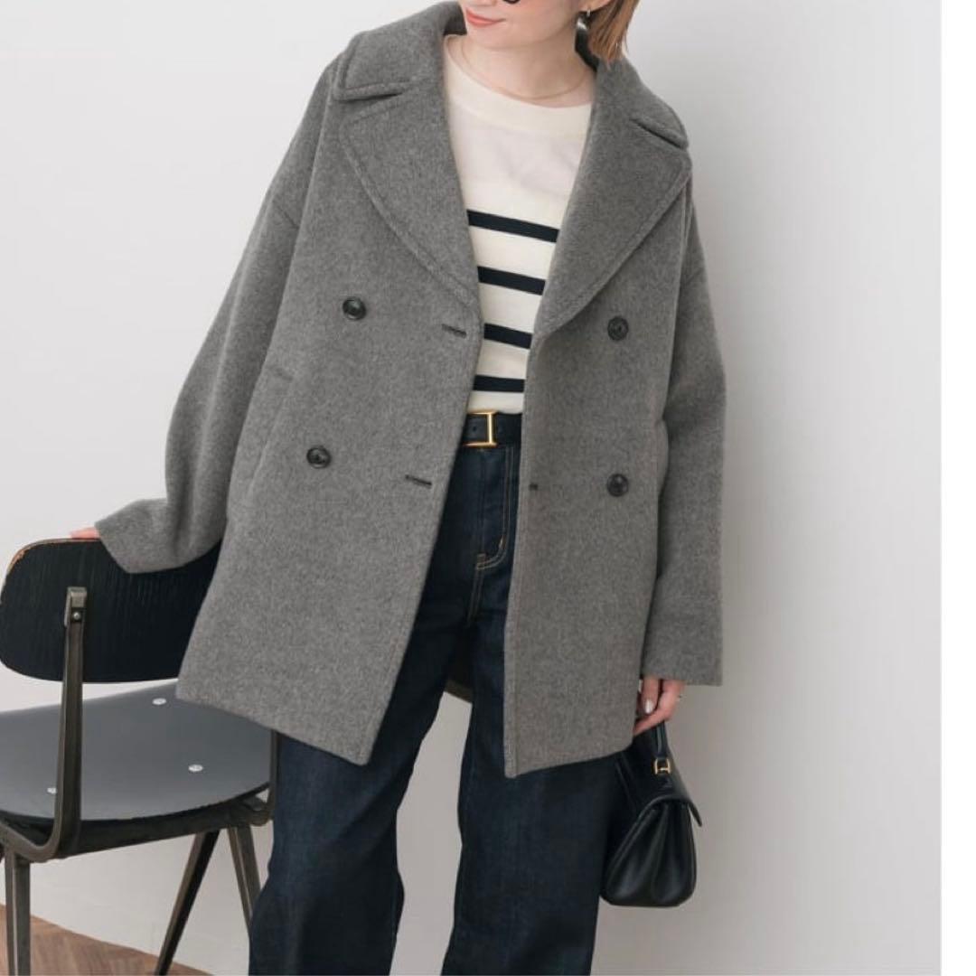 TICCA 2025 美品 ティッカ ピーコート グレー - メルカリ