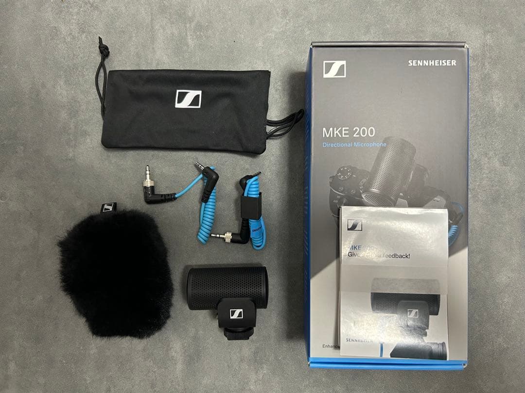 【美品】SENNHEISER ゼンハイザー マイク MKE200 SENNHEISER MKE200 指向性カメラマイク ゼンハイザー | 島村楽器