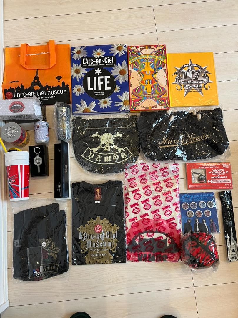 L'Arc～en～Ciel、HYDE、VAMPS関連グッズ
