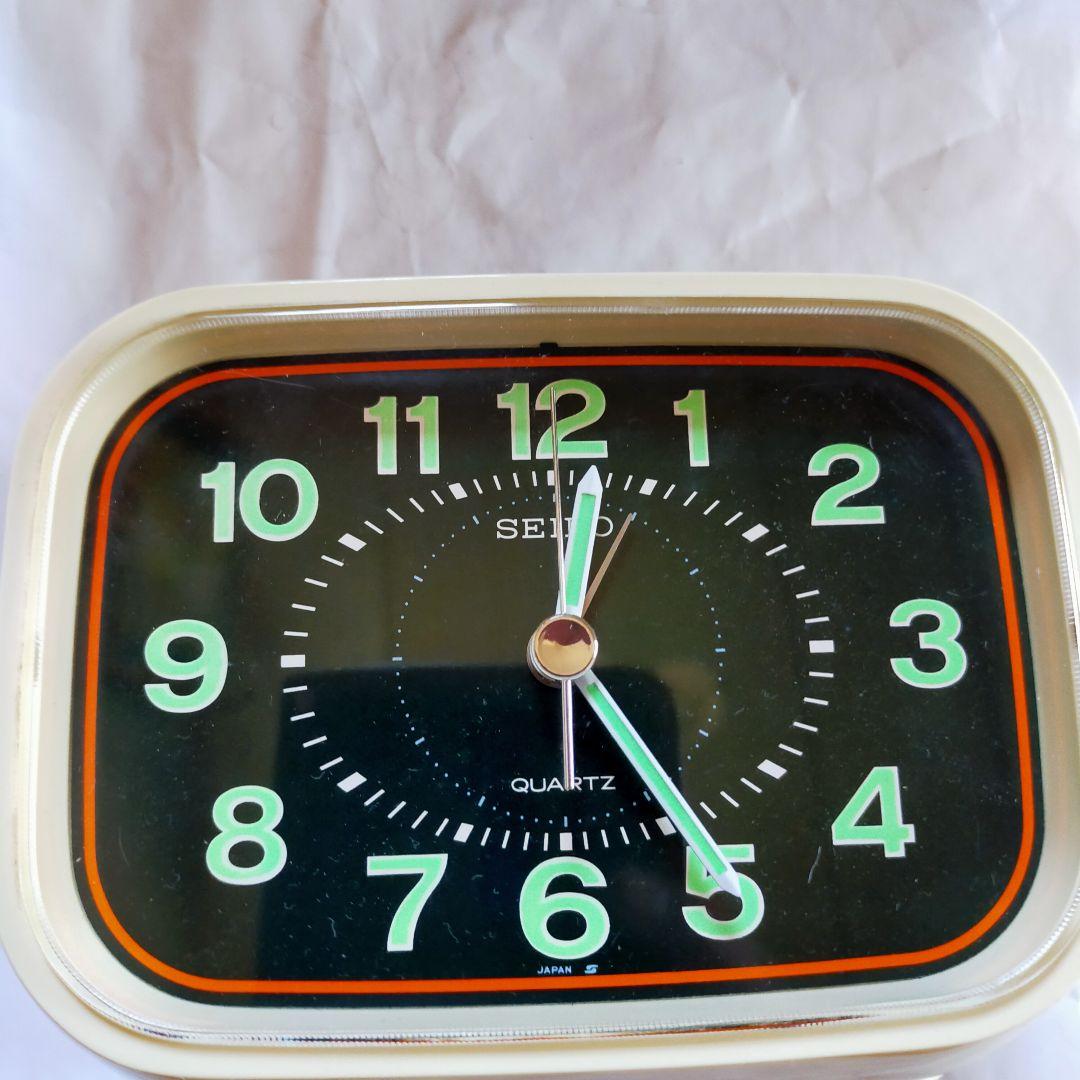 最終価格 SEIKO QUARTZ セイコー 目覚まし時計 昭和レトロ 日本製