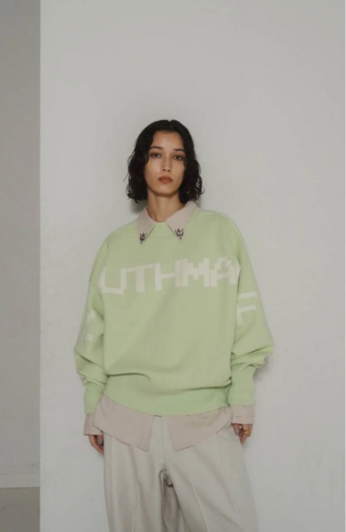 knuth marf」 KnuthMarf logo knit(unisex) - メルカリ
