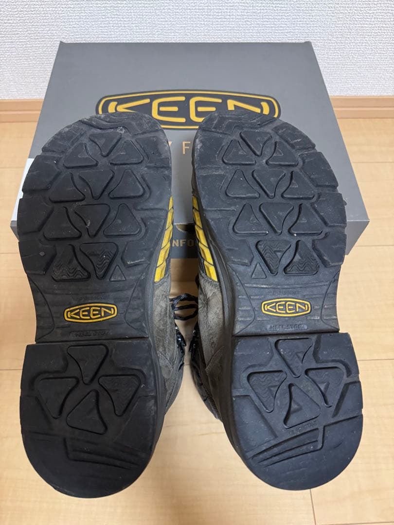 KEEN Utility 安全靴 ブラック/イエロー 26.5cm