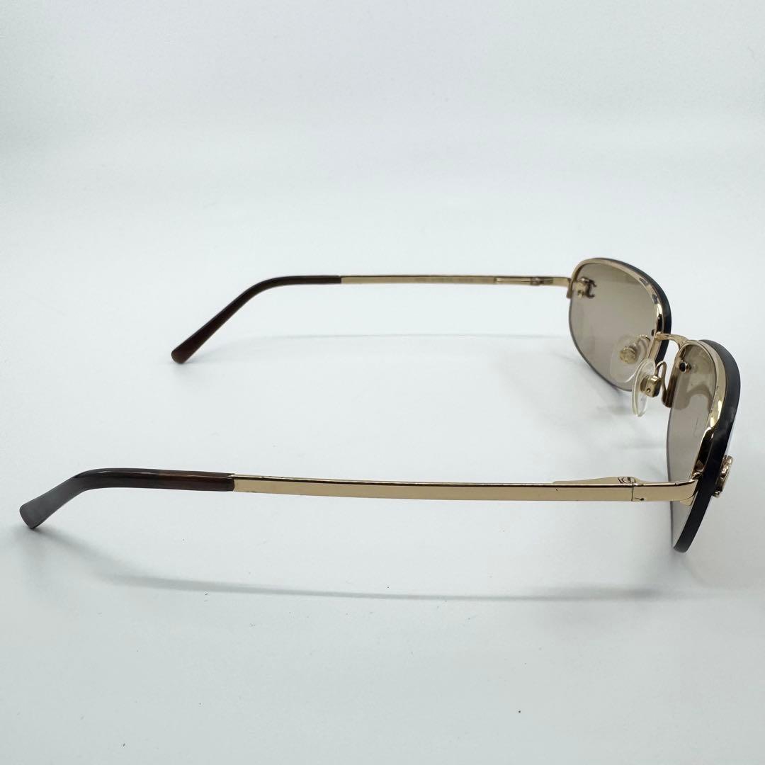 CHANEL シャネル サングラス ゴールド ココマーク ブラウン - メルカリ