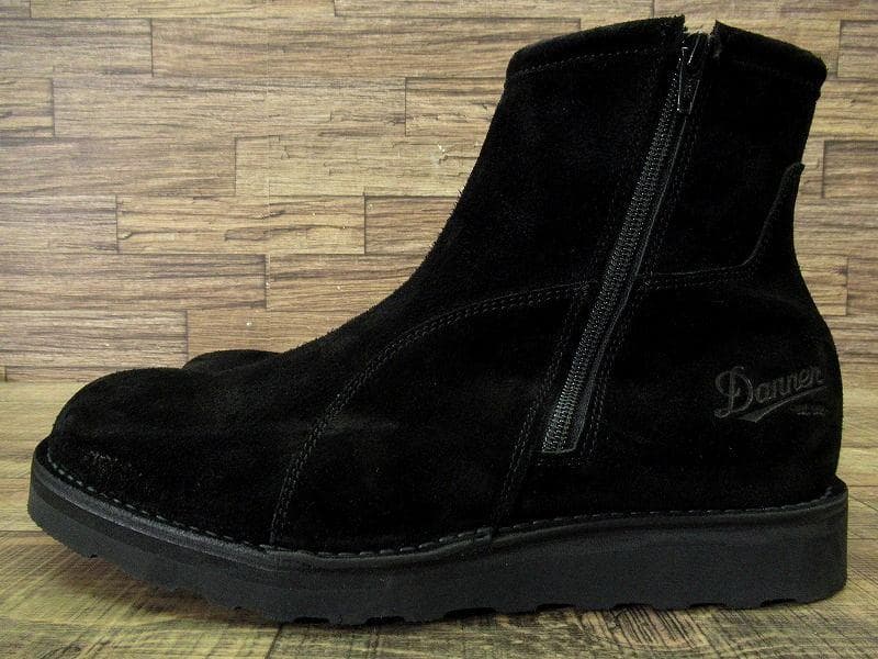 廃盤 新品 ダナー スエードレザー サイドジップ ワーク ブーツ 黒 28.0①