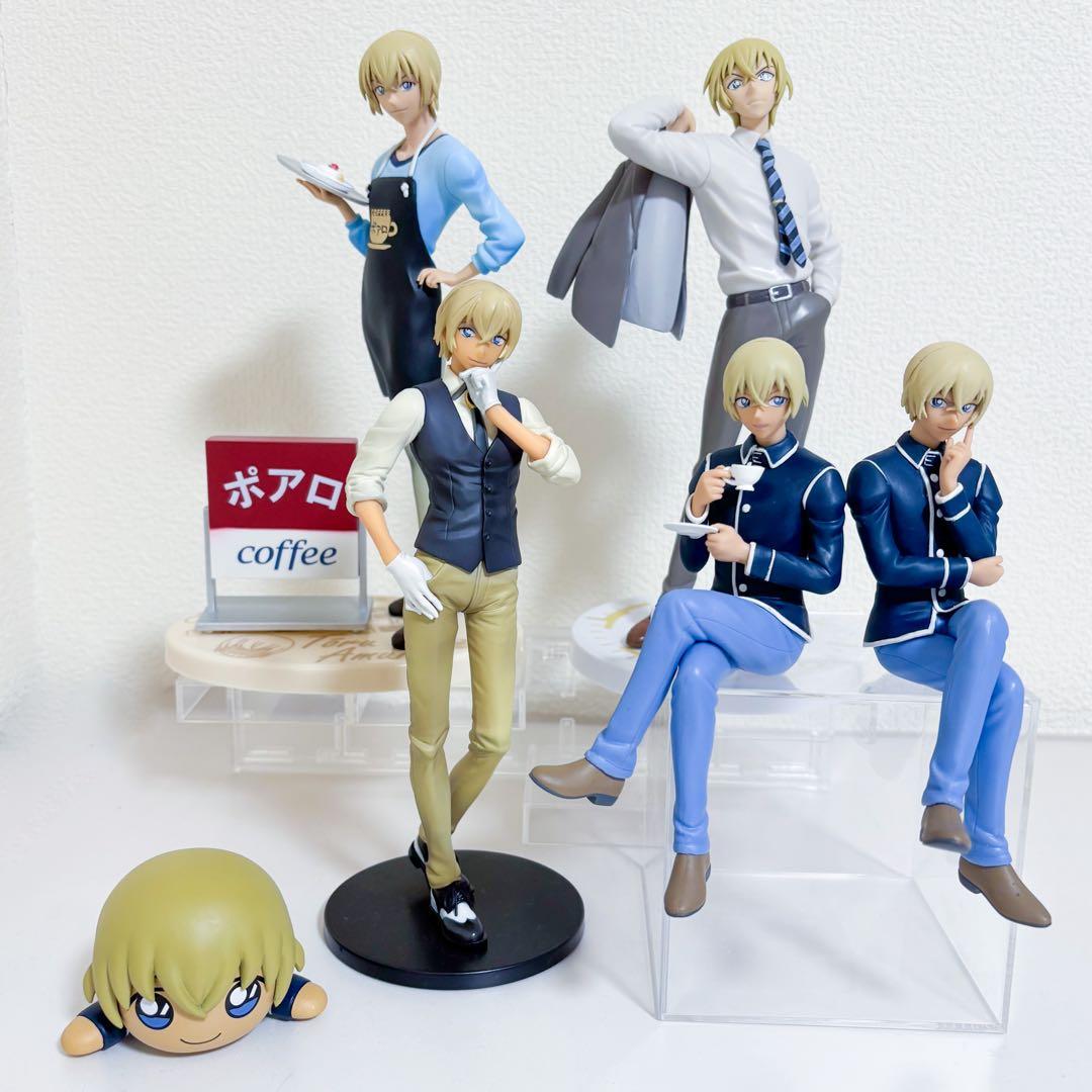 安室透 フィギュア 6体セット ちょこのせ 寝そべり ポアロ スーツ