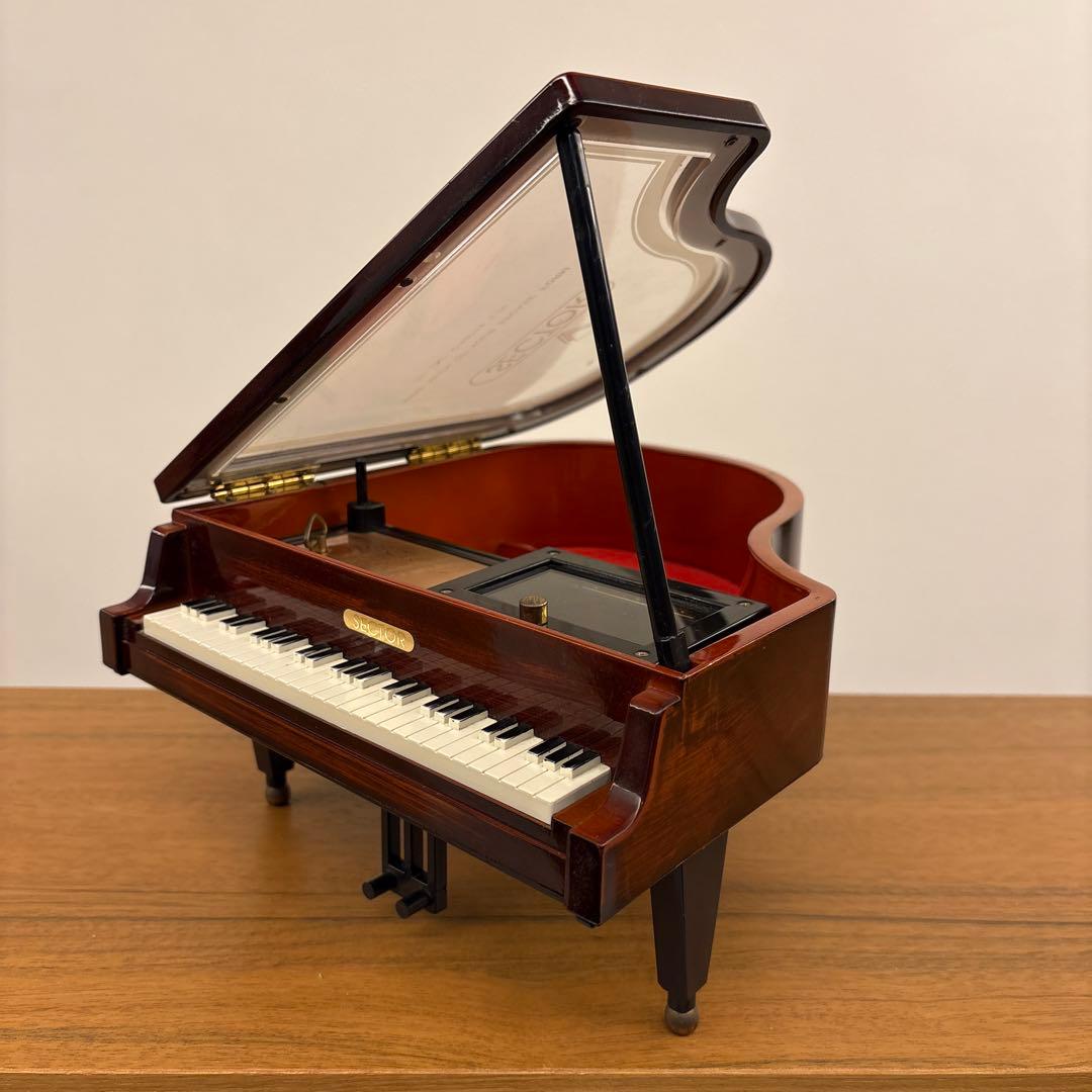 セクター ピアノ オルゴール ジュエリーボックス 宝石箱 いとしの