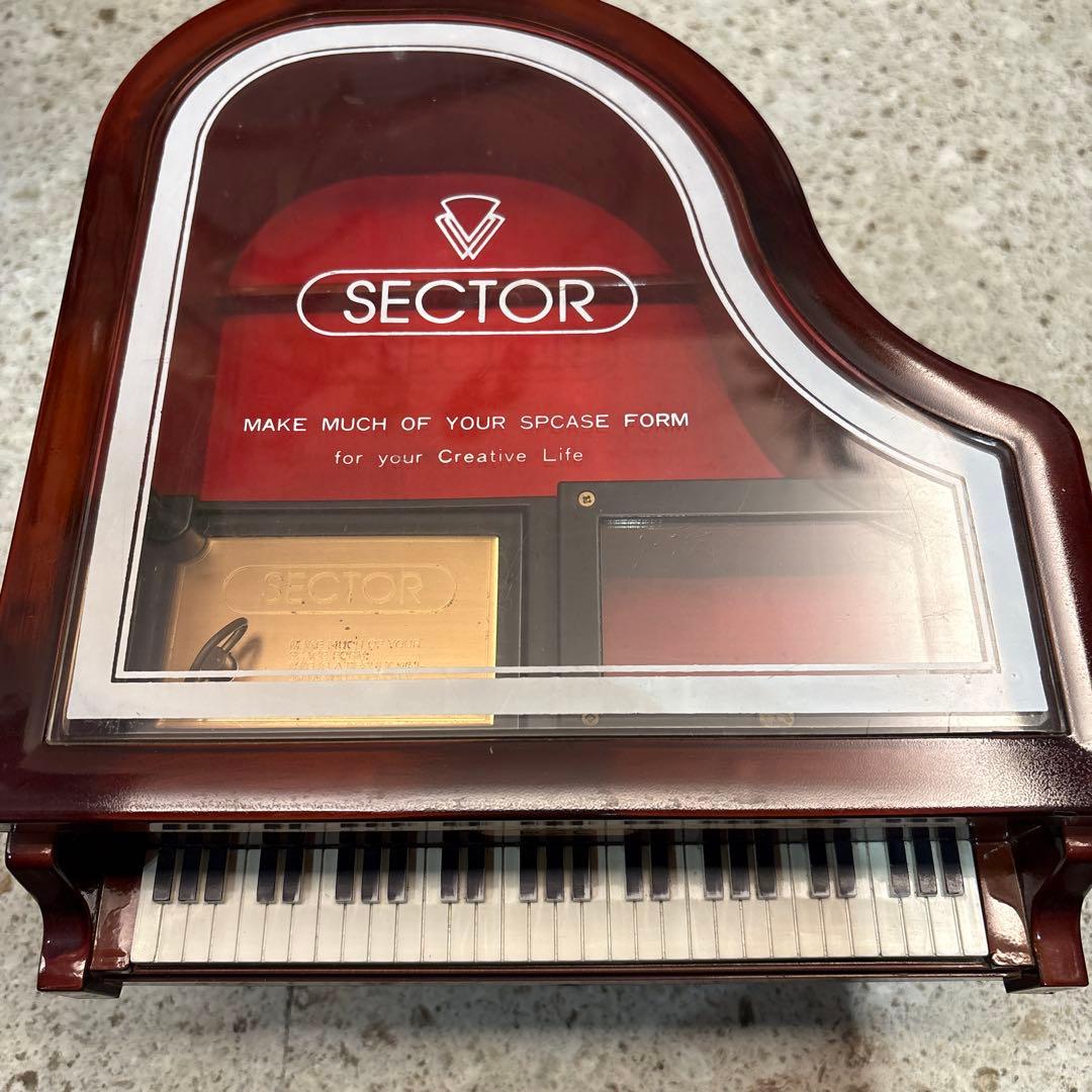 セクター ピアノ オルゴール ジュエリーボックス 宝石箱 いとしの