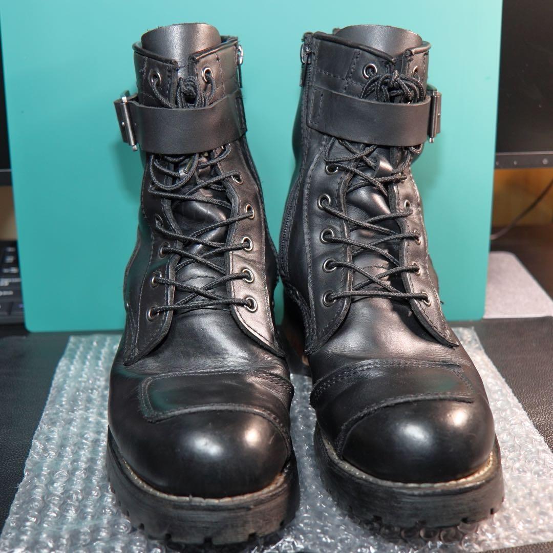 ALPHA INDUSTRIES 本革 バイカーブーツ 70018 26.0cm