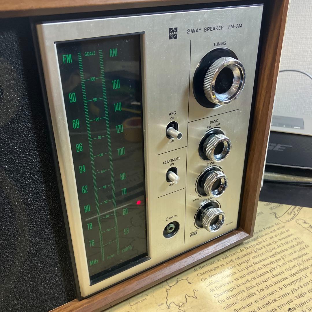 音の良いホームラジオの最右翼の一台 ナショナル RE-790