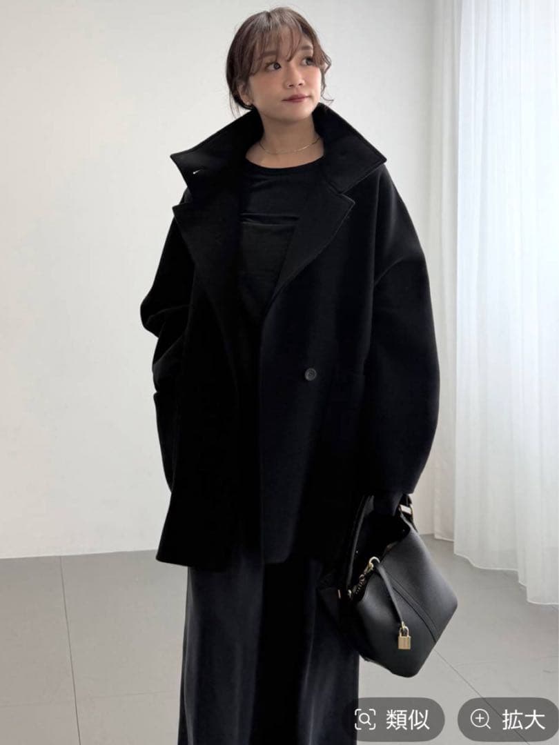 BABYLONE】バビロン⭐︎未使用 ウールドルマンコート黒 - メルカリ