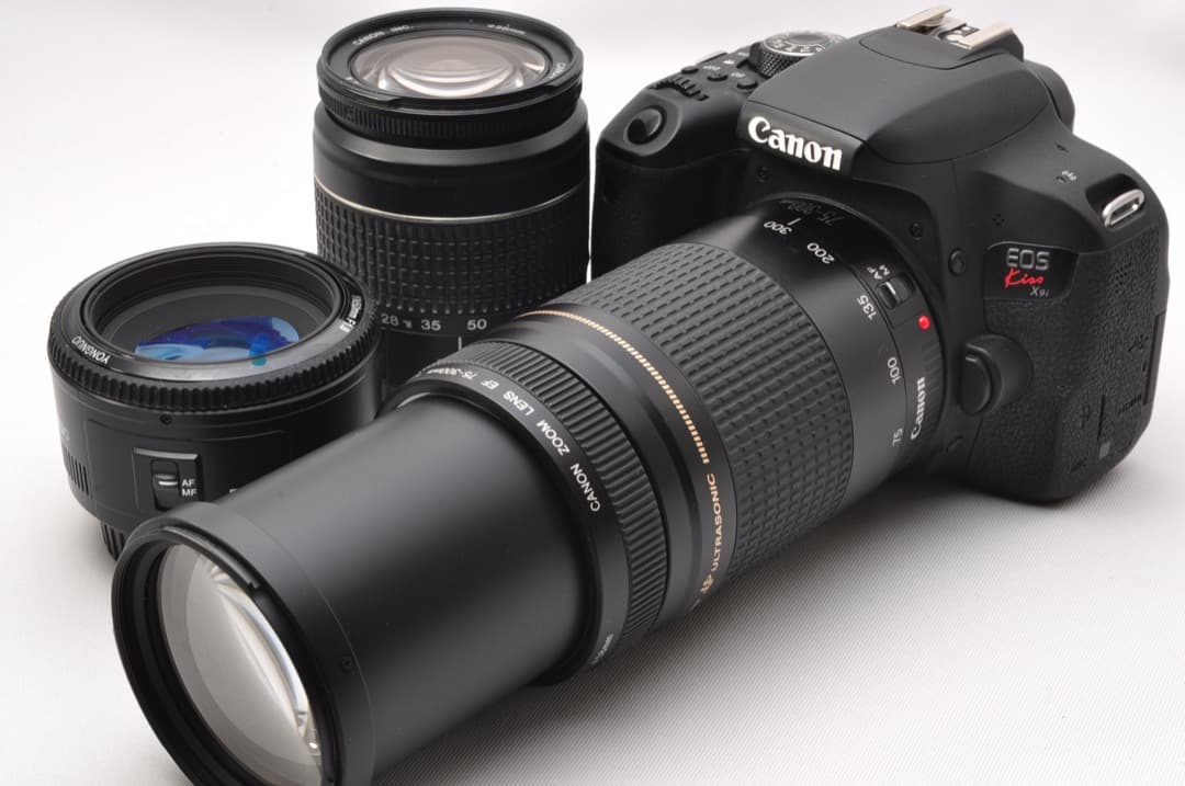 Canon キヤノン EOS kiss x9i 超望遠 トリプルレンズセット - メルカリ