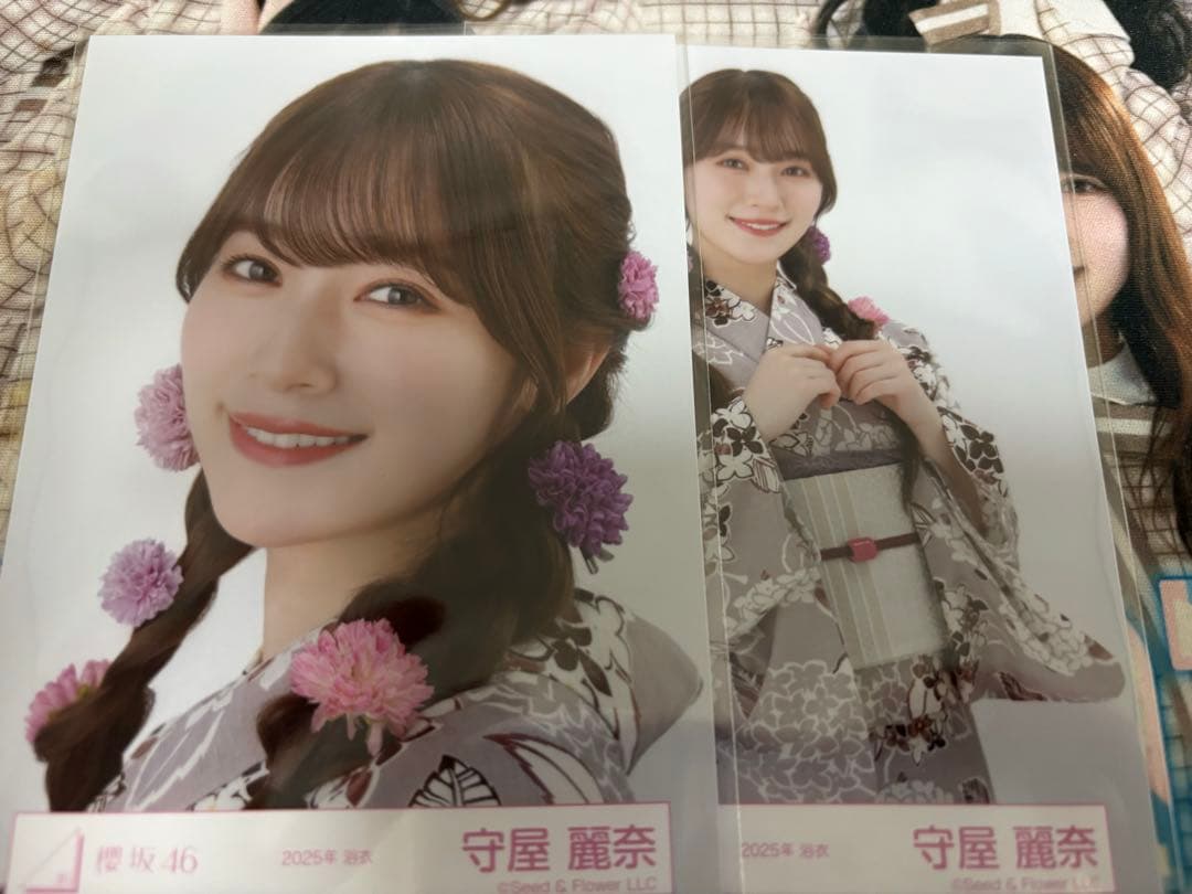 櫻坂46 生写真 守屋麗奈 2025年 浴衣 ヨリ・チュウ - メルカリ