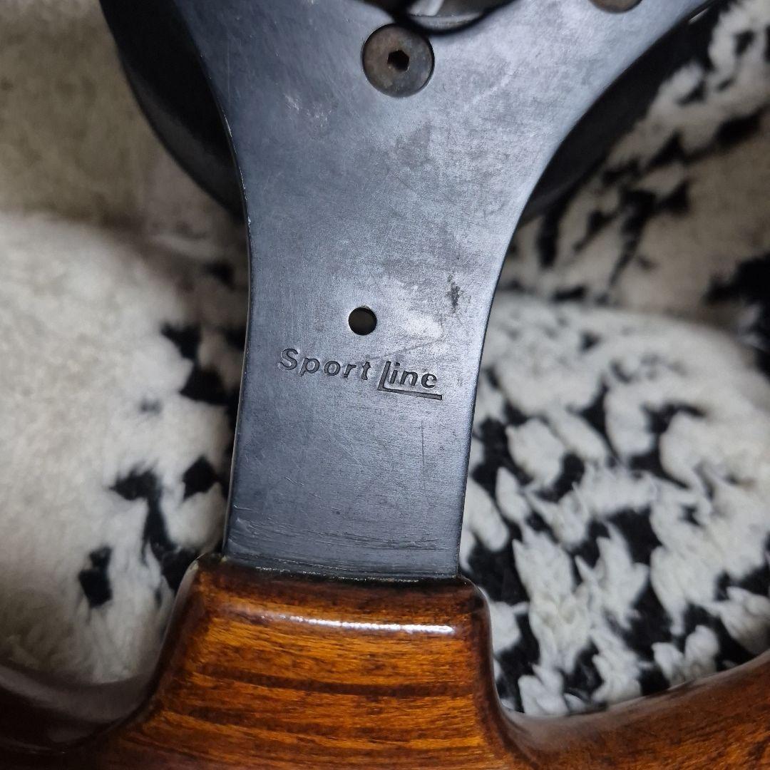 希少！SPORT LINE ミケロッティ 31Φ ウッドステアリング ハンドル