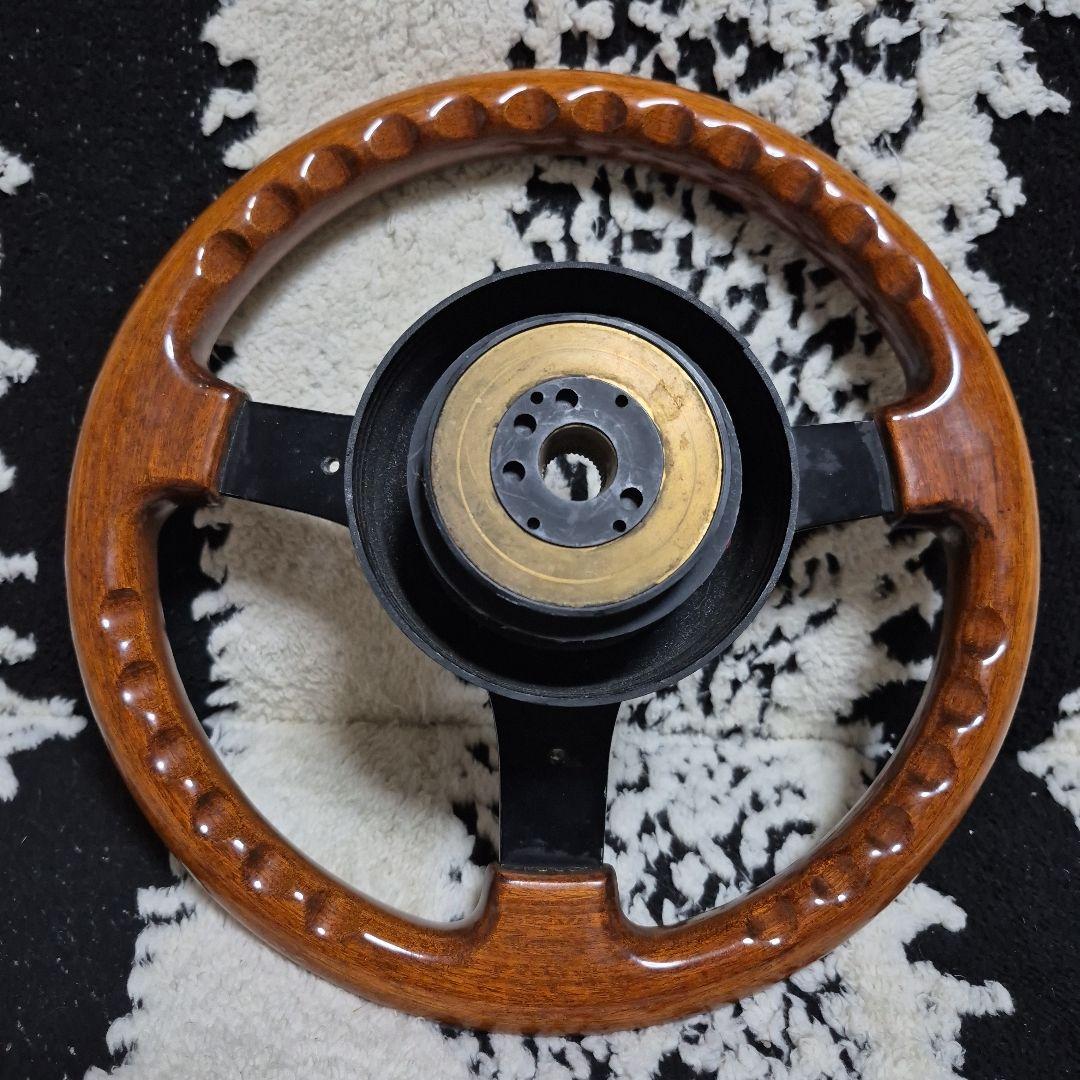 希少！SPORT LINE ミケロッティ 31Φ ウッドステアリング ハンドル