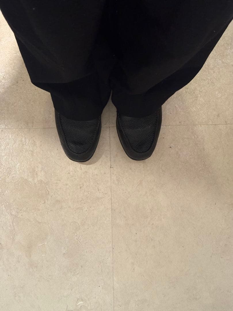 J.M.WESTON ローファー シボ革 7E