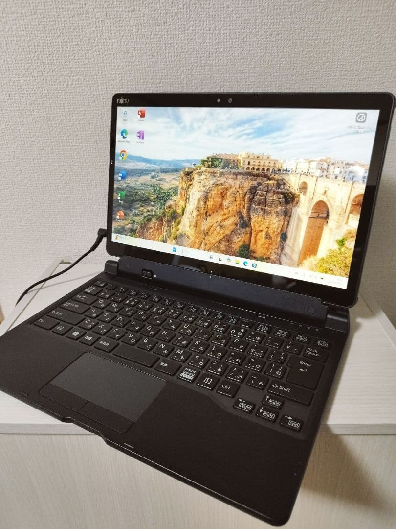 タブレット ArrowsTab Q738 Core i3 4GB SSD128G 楽天市場】【純正クレードル カバー付き】富士通 ARROWS Tab Q738/SE