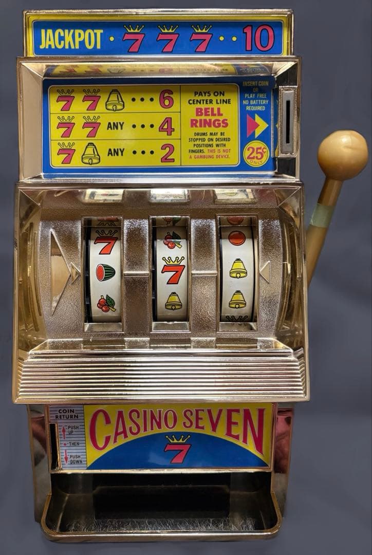 WACO CASINO SEVENカジノセブン スロットマシン貯金箱 - メルカリ