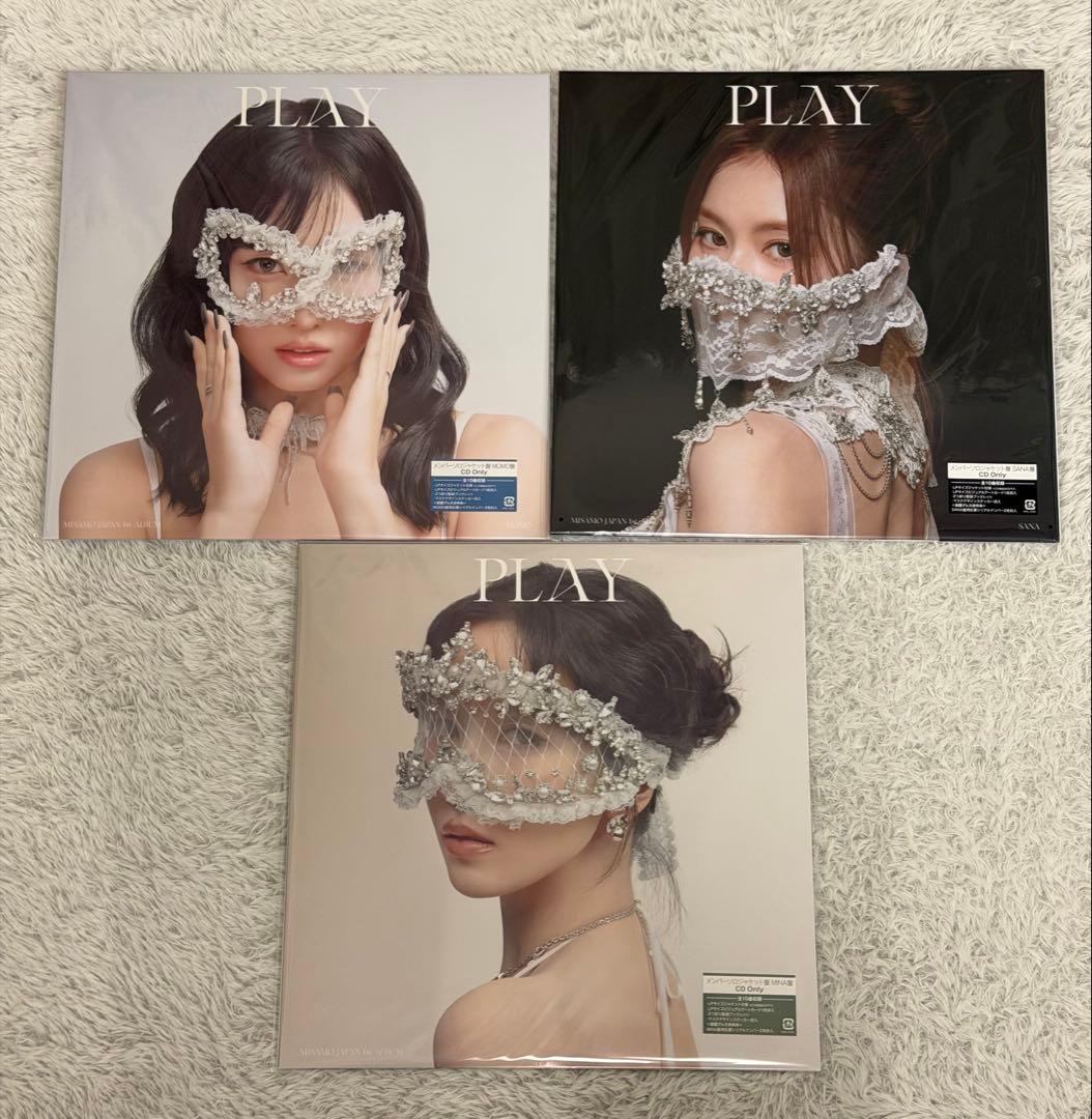 シリアル無し】misamo play ソロ盤 3種セット ミナ サナ モモ - メルカリ