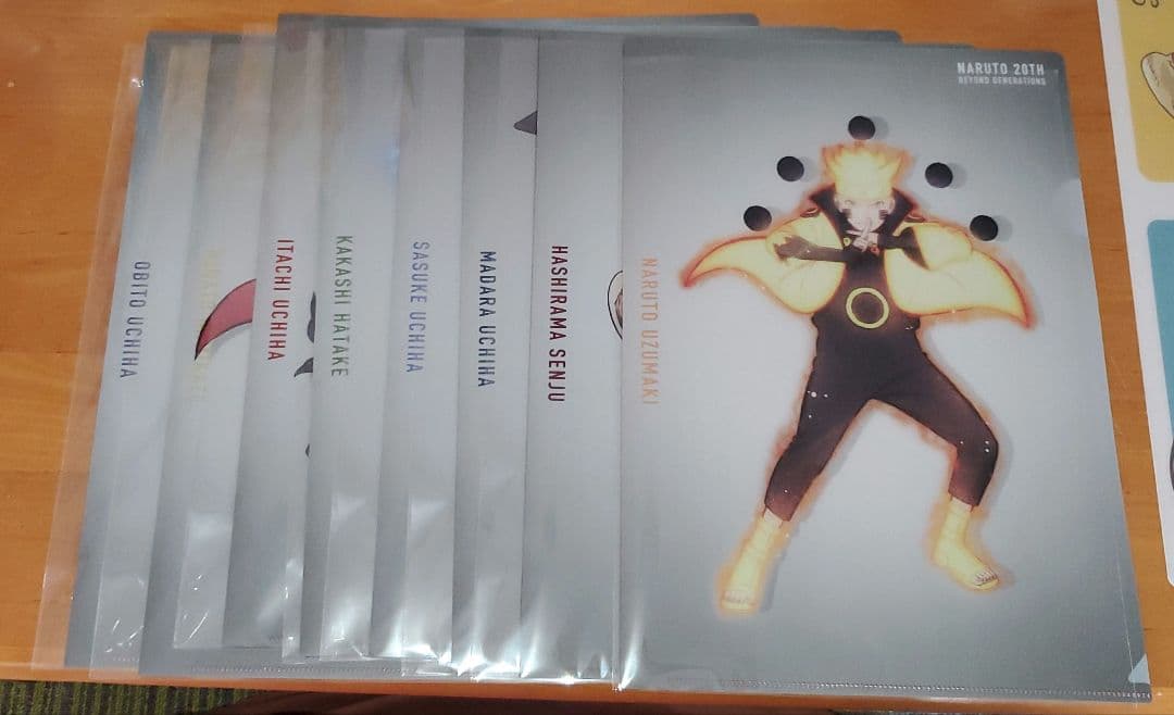 NARUTO ベースヤードトーキョー クリアファイル セット売り NARUTO ベースヤードトーキョー クリアファイル セット売り NARUTO