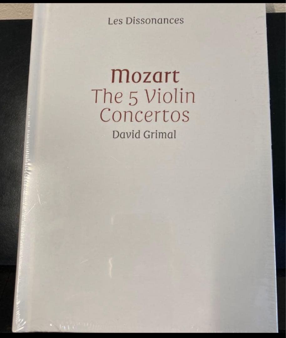 レ・ディソナンス(グリマル独奏) モーツァルト ヴァイオリン協奏曲全曲 ヴァイオリン協奏曲全集 グリマル、レ・ディソナンス（2CD