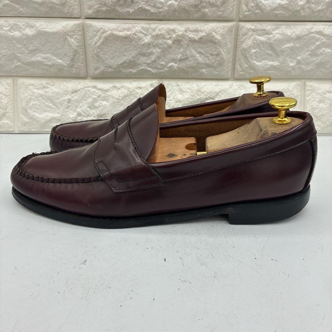 【良品】G.H.BASS ジーエイチバス ローガン ローファー 9 レザー