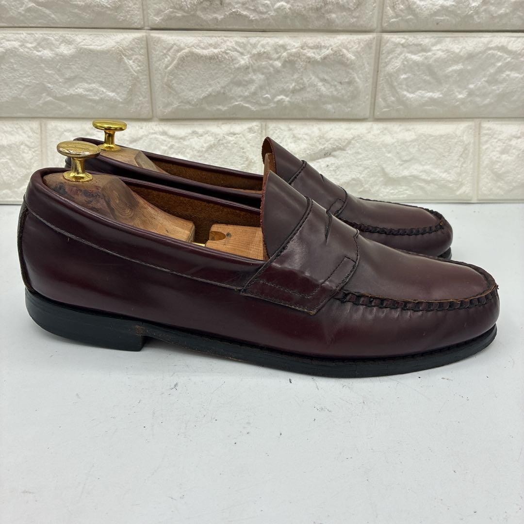 【良品】G.H.BASS ジーエイチバス ローガン ローファー 9 レザー