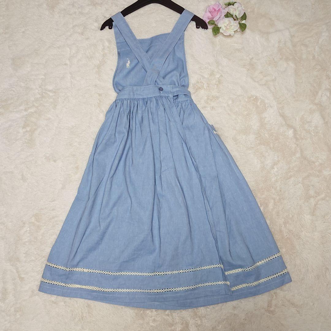 杏さん着用 ラルフローレン アディソンシャンブレイ エプロン 色違い