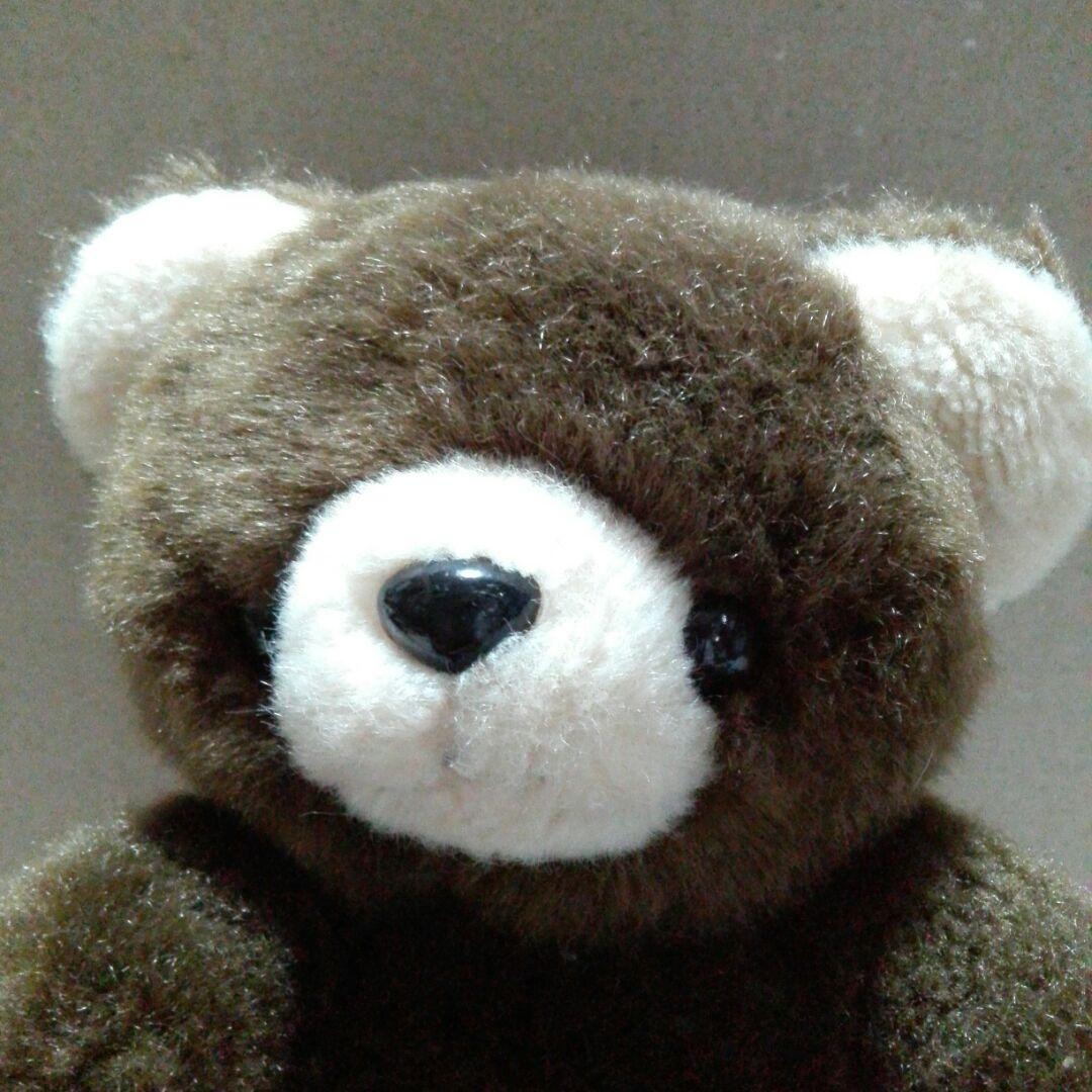 昭和レトロ I♡北海道 クマ ぬいぐるみ 中古品 - メルカリ