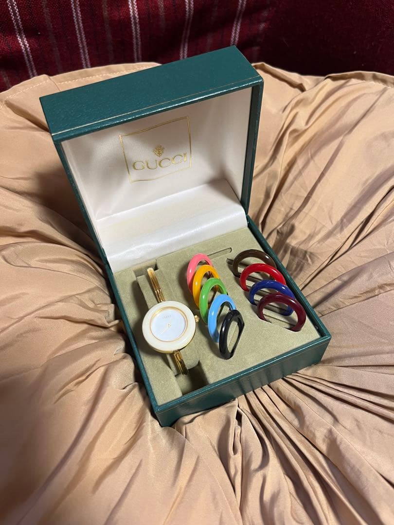 GUCCI 腕時計 ゴールド ベゼル グッチ 楽天市場】【中古】｜GUCCI グッチ 11/12.2 チェンジベゼルウォッチ