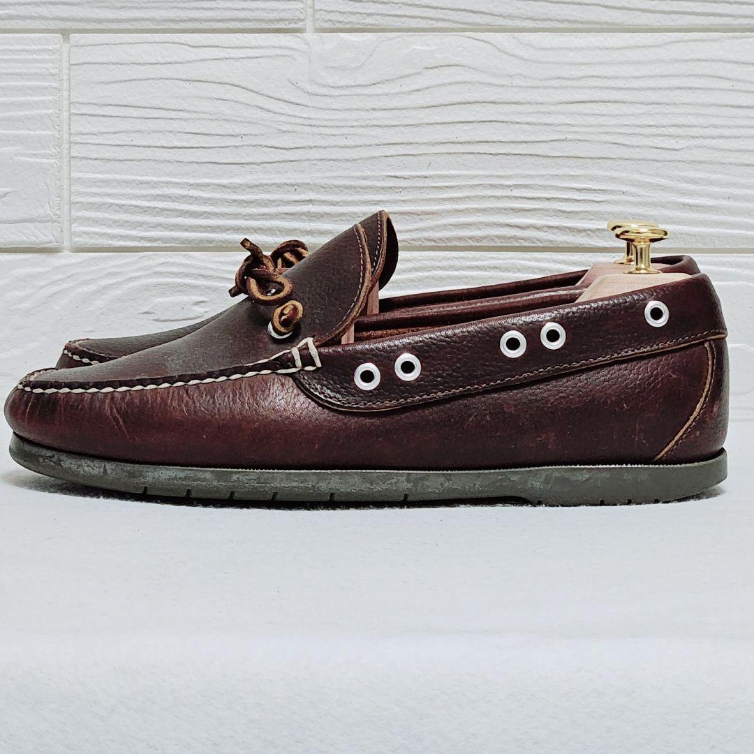 美品♥L.L.Bean エルエルビーン【27.0】デッキシューズ 革靴 本革