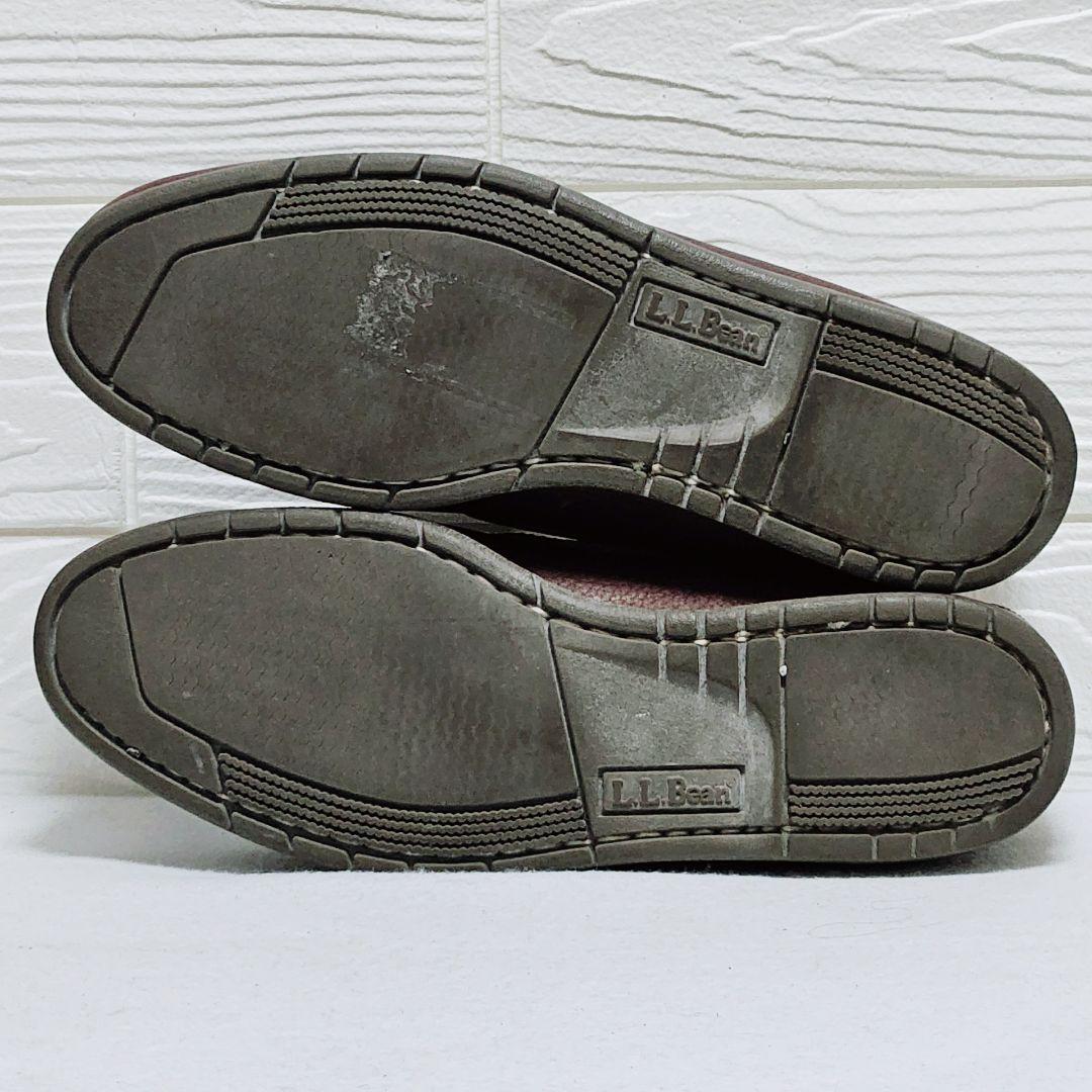 美品♥L.L.Bean エルエルビーン【27.0】デッキシューズ 革靴 本革