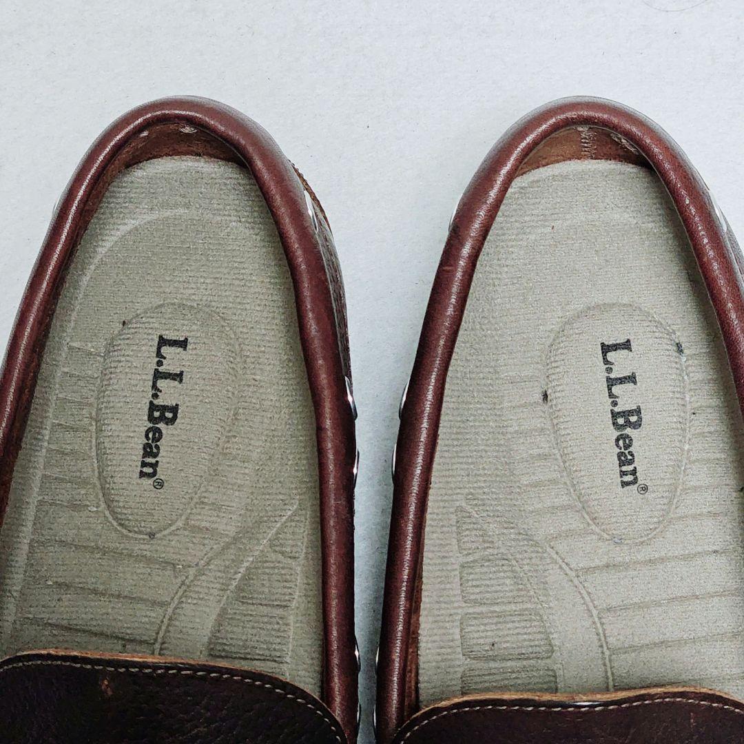 美品♥L.L.Bean エルエルビーン【27.0】デッキシューズ 革靴 本革