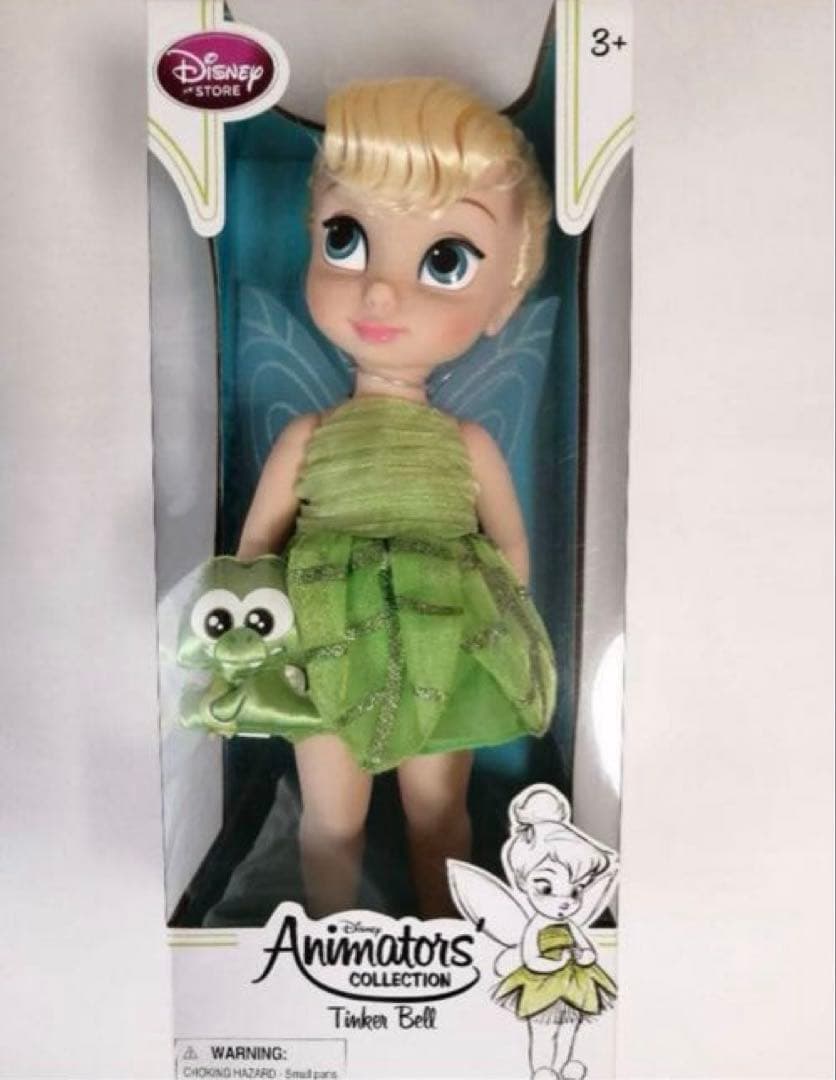 Disney ディズニー ぬいぐるみ アニメータードール ティンカーベル チップ