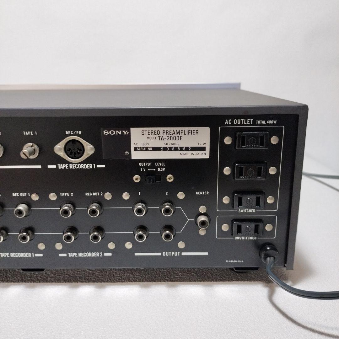難あり)SONY TA-2000F ステレオプリアンプ 本体