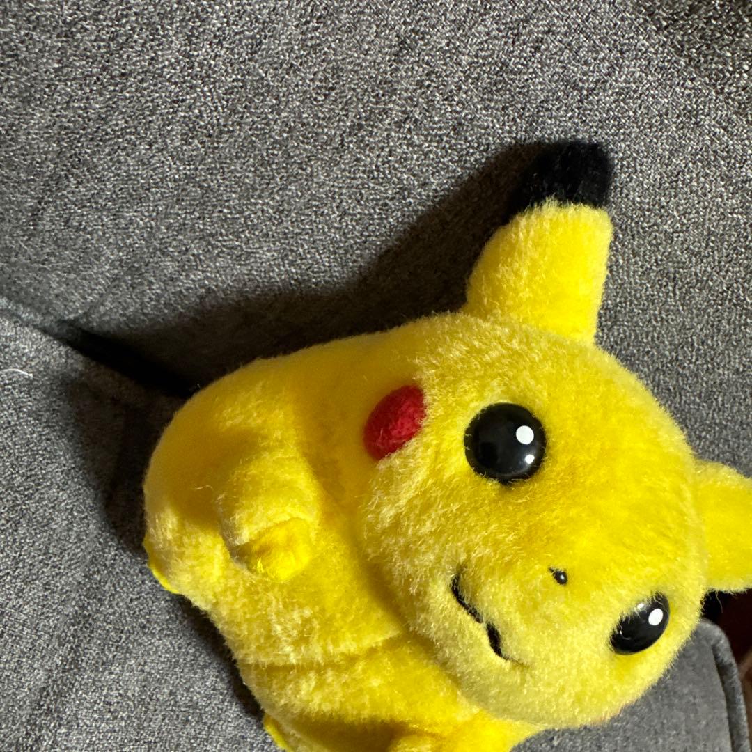 希少♡レトロ ピカチュウ 音が鳴るぬいぐるみ 赤タグ 笛 ポケモン 初期
