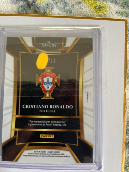 世界限定15枚】ロナウド ジャージカード ポルトガル レア パニーニ