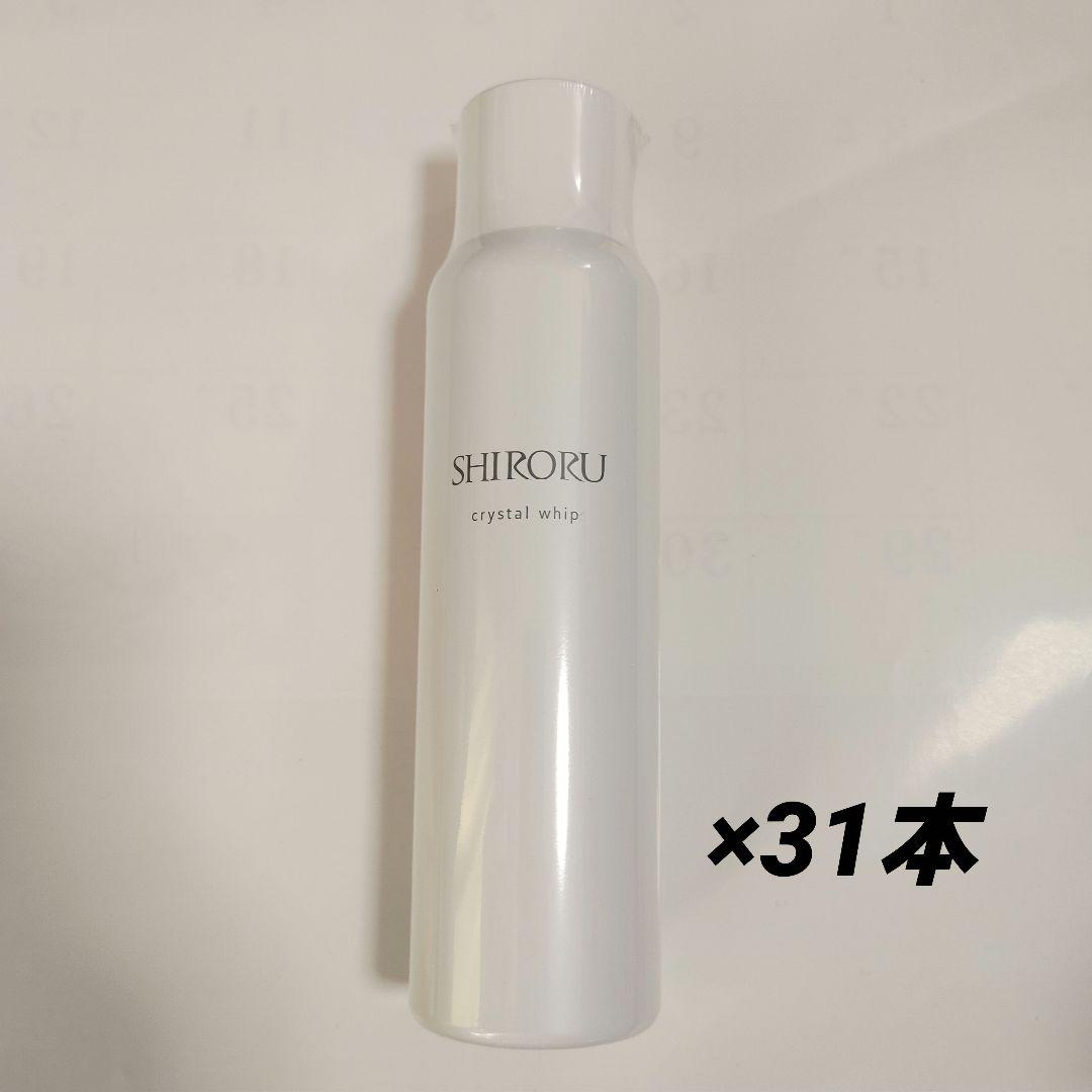 【濃密泡洗顔】SHIRORU クリスタルホイップ 120g 31本 毛穴 くすみ シロル SHIRORU クリスタルホイップ 120g 洗顔 炭酸洗顔 泡洗顔 洗顔