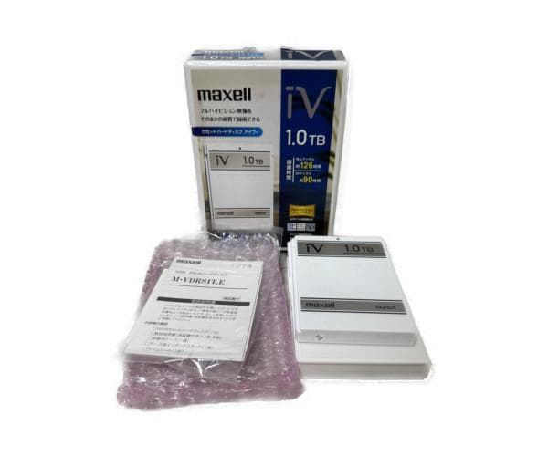 未使用品相当品 maxell 日立薄型テレビ ハードディスクIVDR1TB Amazon | maxell ハードディスクIVDR 容量500GB 日立薄型テレビ「Wooo