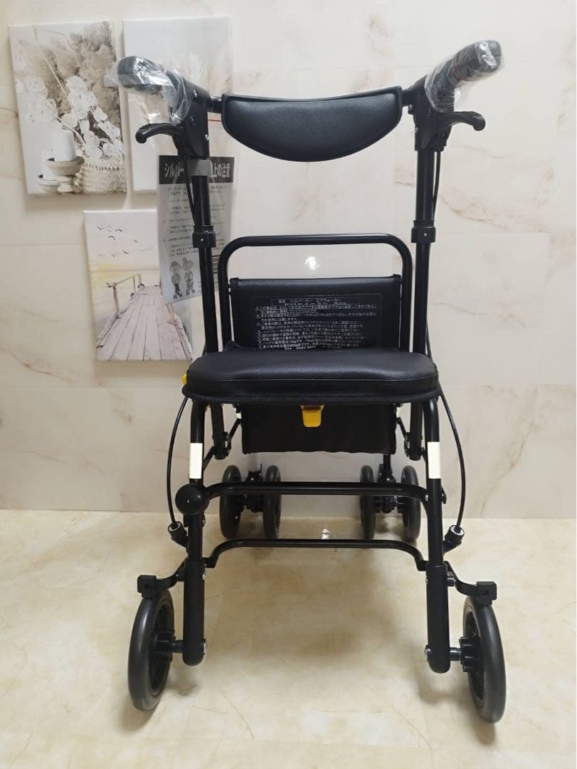 エアウォーカー ショップjapan シルバーカート レザー調ブラック