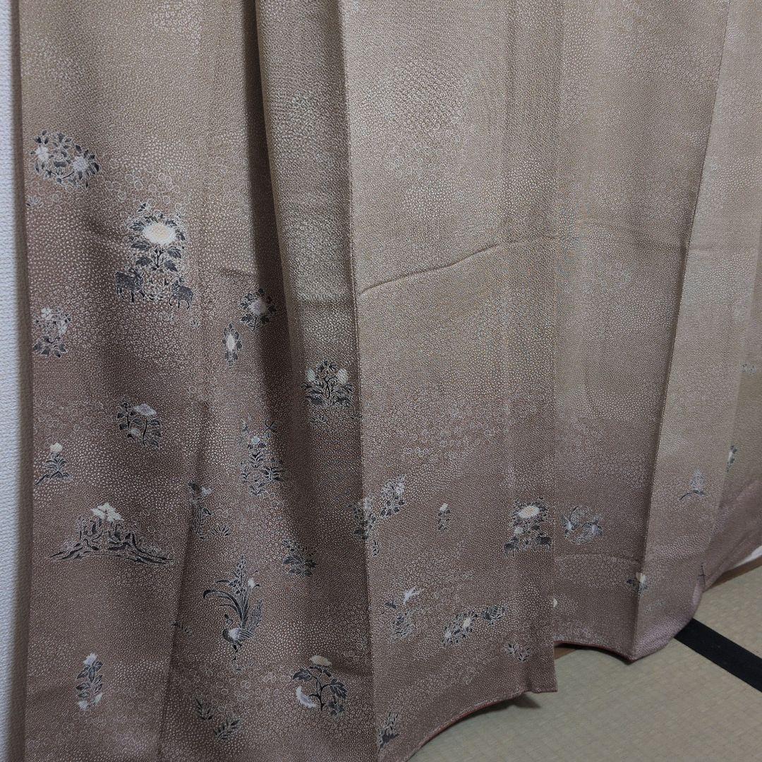 ヒューちゃん　展示会作家物　落款付下げ 楼蘭袋帯　セット　京都駒宮長着