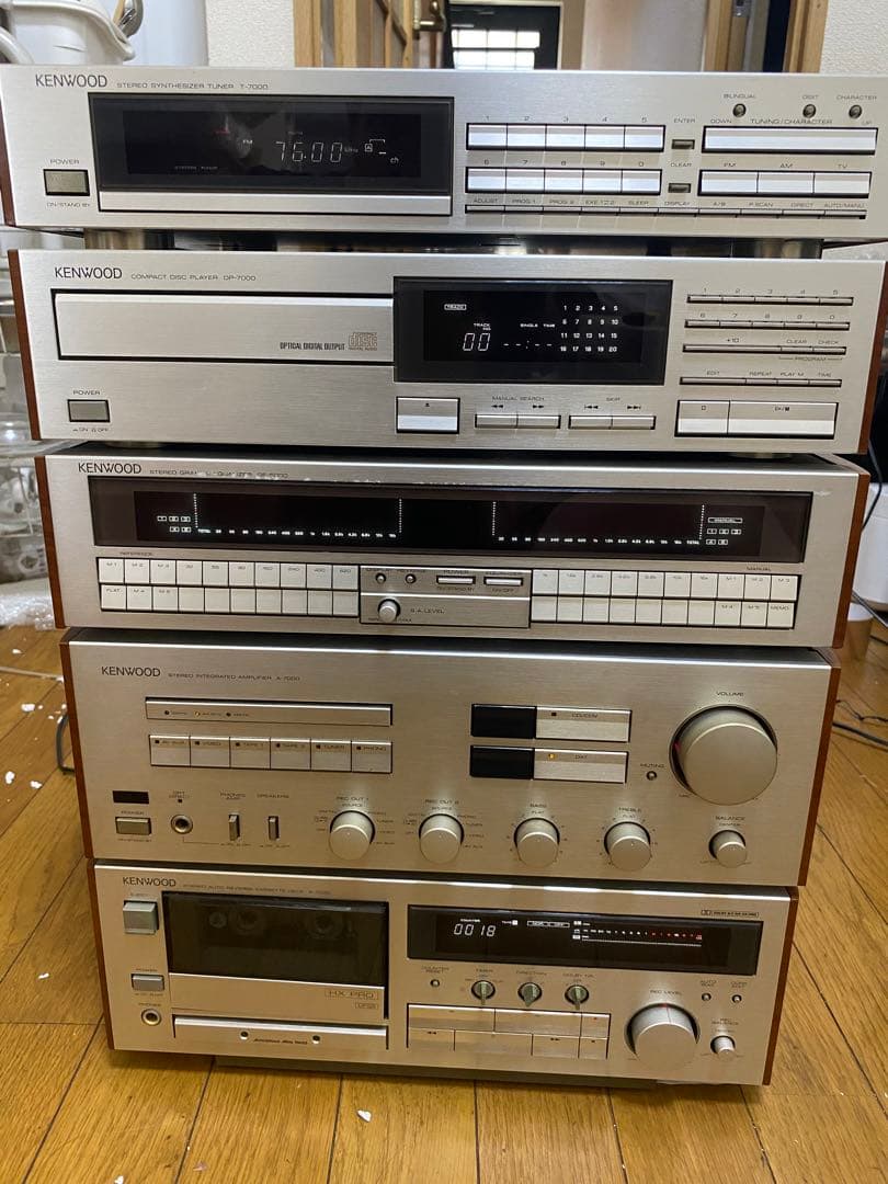 KENWOOD ステレオアンプ システムコンポ .A7000 - メルカリ