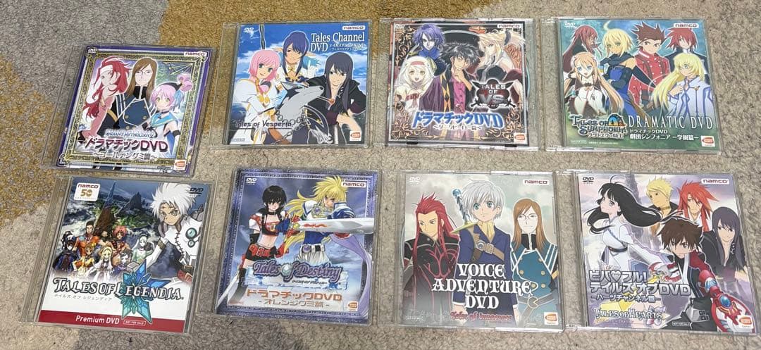 テイルズシリーズ☆まとめ売り☆ゲーム18本☆特典DVD8枚セット